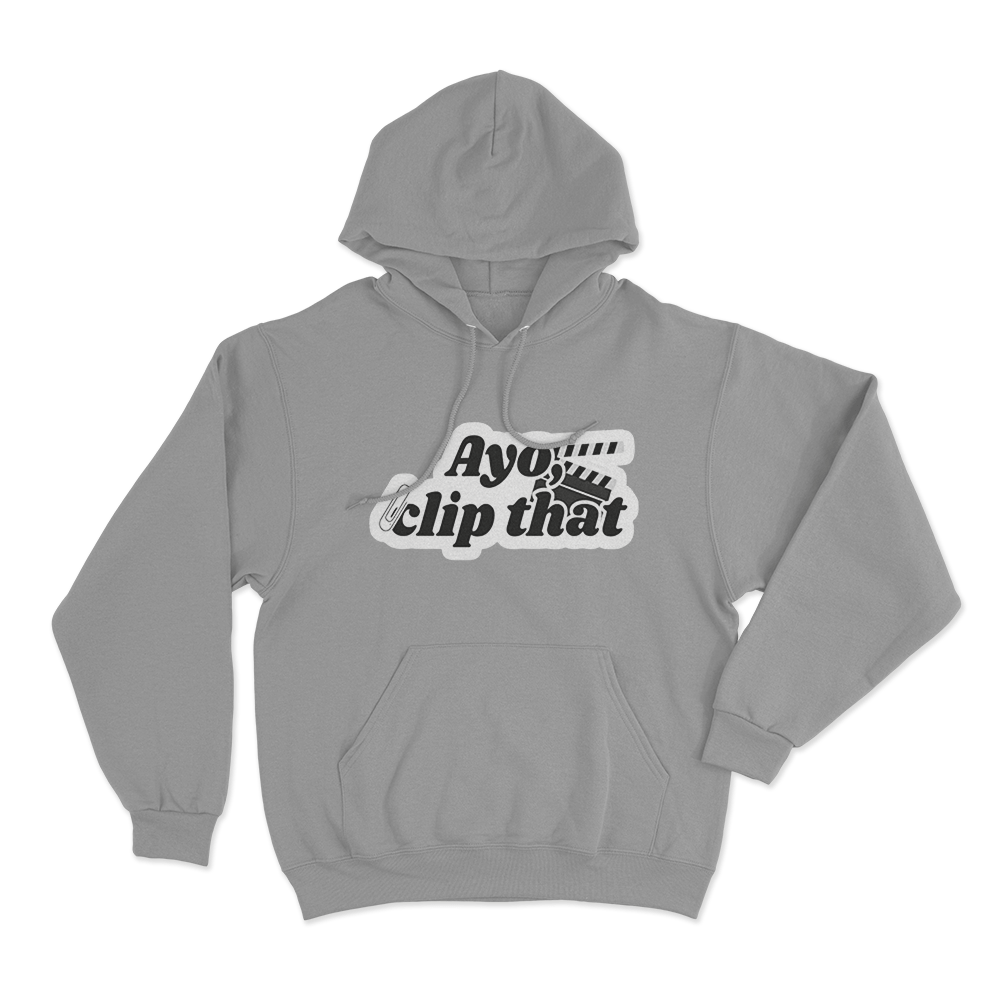 Ayo, Clip That Hoodie Grey Ayo Clip That Hoodie Grey