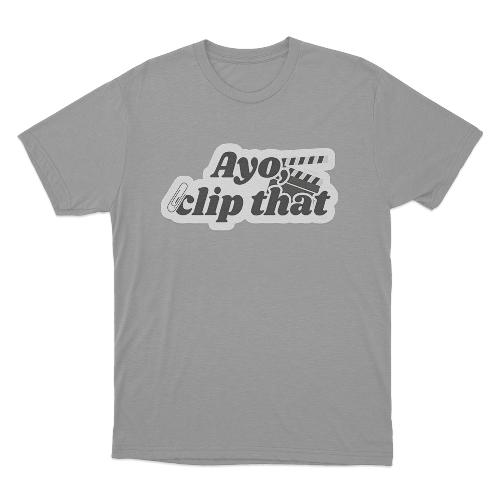Ayo, Clip That T Shirt Grey Ayo Clip That T Shirt Grey