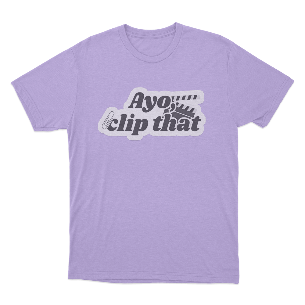 Ayo, Clip That T Shirt Purple Ayo Clip That T Shirt Purple