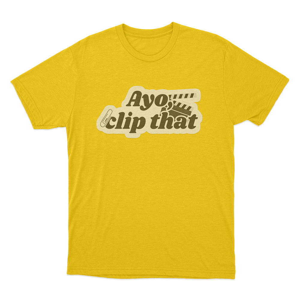 Ayo, Clip That T Shirt Yellow Ayo Clip That T Shirt Yellow