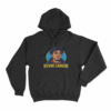 Kevin Langue Portrait Hoodie Black