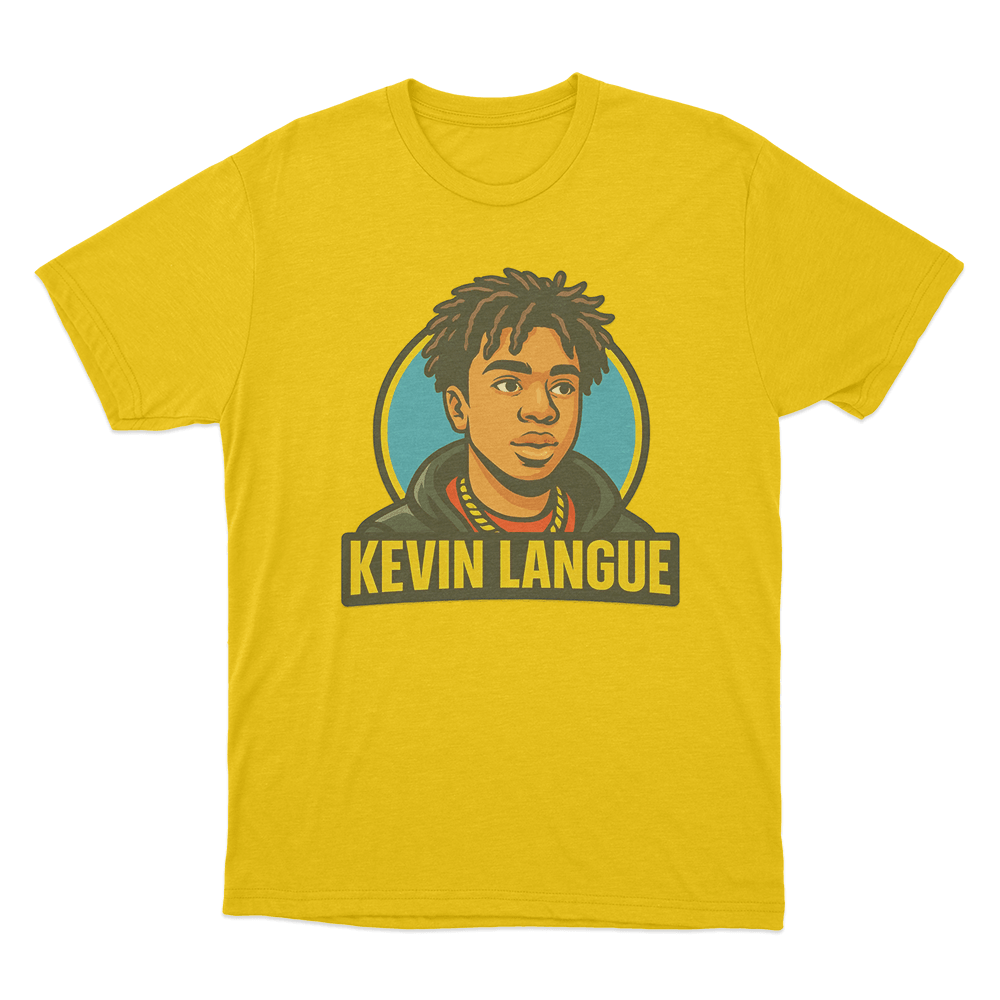 Kevin Langue Portrait T Shirt Yellow Kevin Langue Portrait T Shirt Yellow