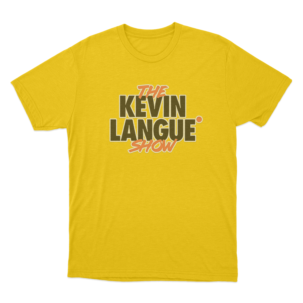THE KEVIN LANGUE SHOW T Shirt Yellow THE KEVIN LANGUE SHOW T Shirt Yellow